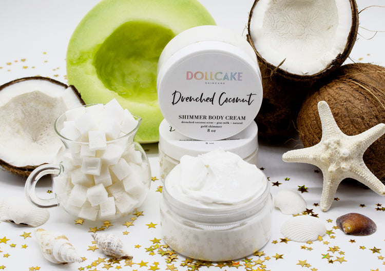 Drenched Coconut Goat Milk Shimmer Body Cream