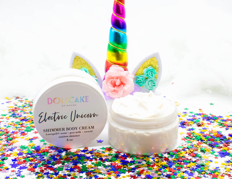 Electric Unicorn Goat Milk Shimmer Body Cream